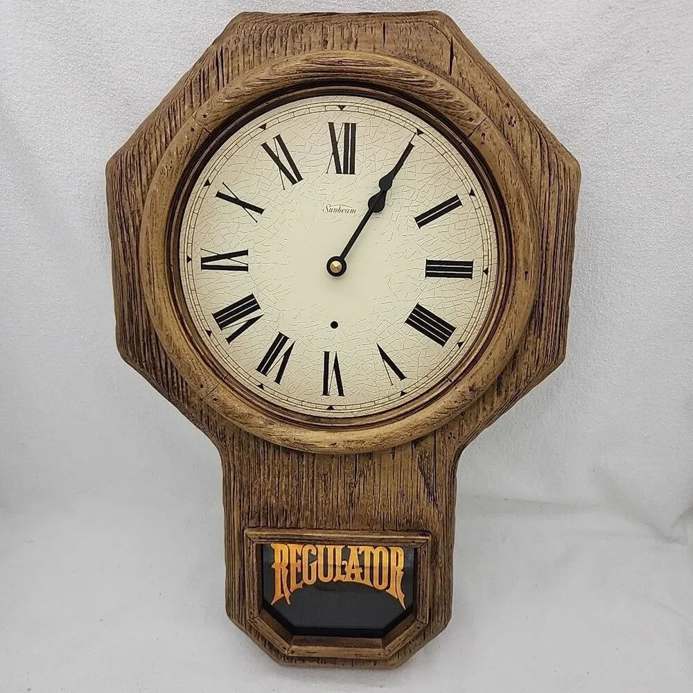 Clock Sunbeam Pendulum Hearthside Wall Battery Operated Regulator NEW IN BOX